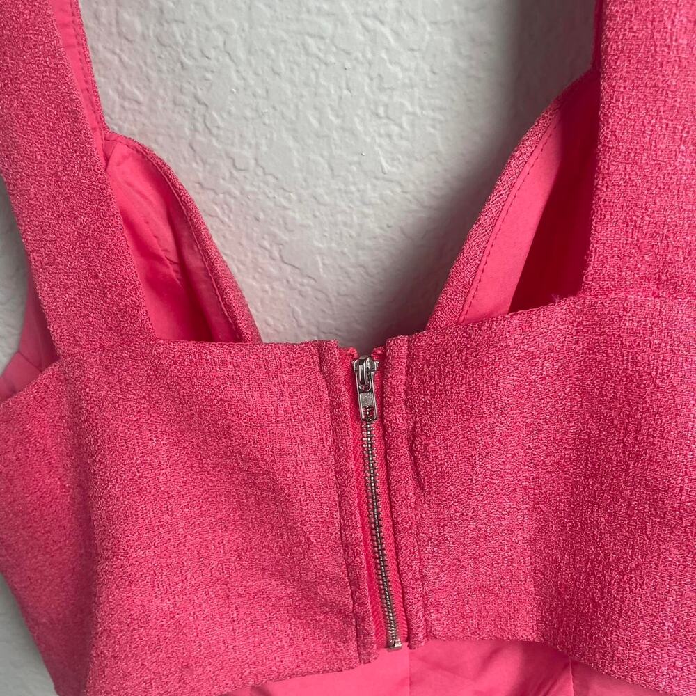 Bright hot pink summer crop top - Picture 2 of 3